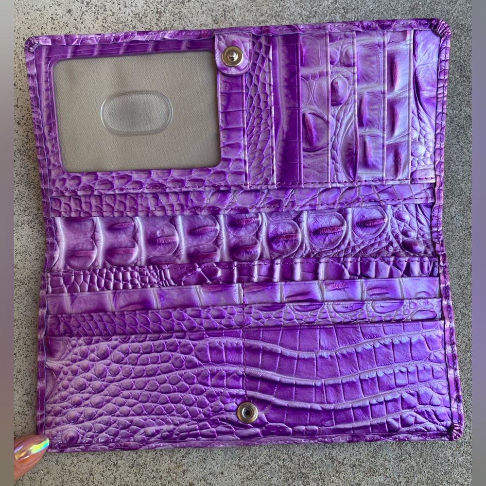 Brahmin Lilac Essence Melbourne Celina bag + matching Ady Wallet - Picture 5 of 8
